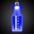 24" Blue Bottle Light-Up Pendant Necklace